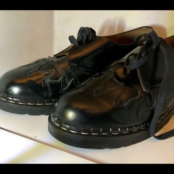 Rare Vintage Tredair flame shoes -Sz 12-black